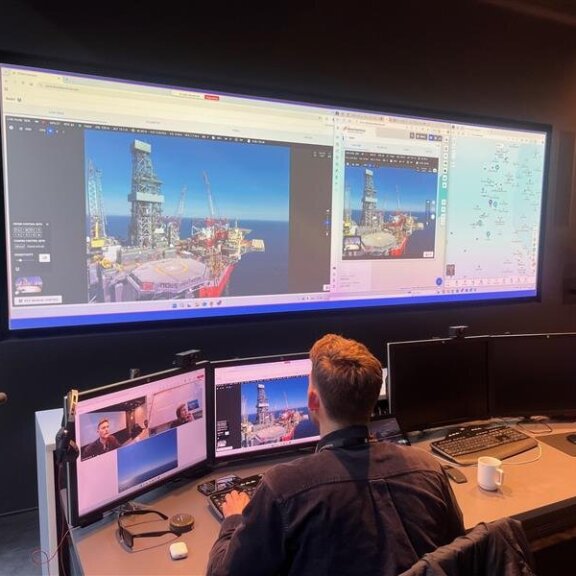 picture of Aker Solutions drone control centre at Gnist Stavanger